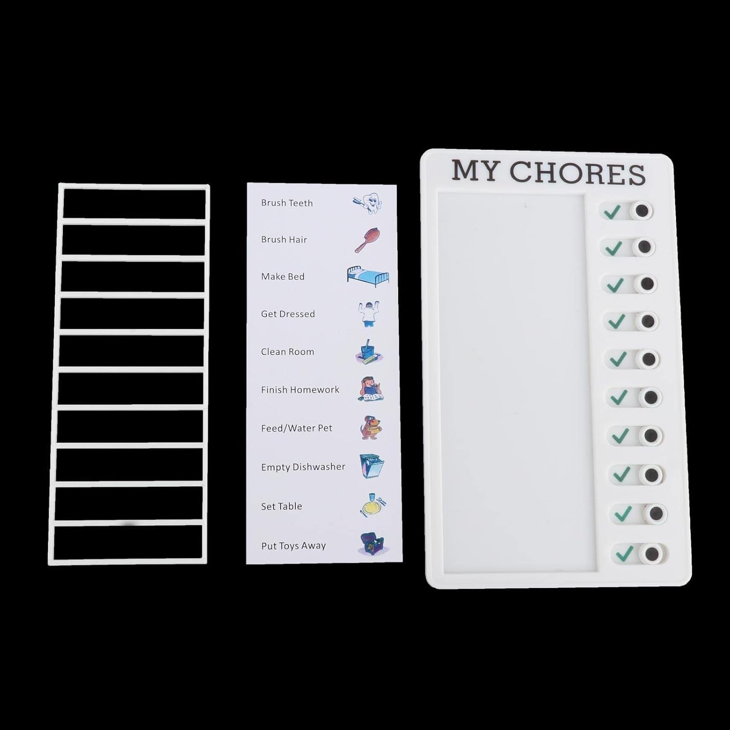 Portable My Chores Home Note Board Management Planning Memo Boards Reminding Time. (Size :- 20x12Cm) Portable My Chores Home Note Board Management Planning Memo Boards Reminding Time. (Size :- 20x12Cm)